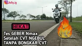 Geber Nmax Setelah CVT NGEBUL tanpa di bongkar 😥😵Apa yg terjadi ??? 😳💥💥