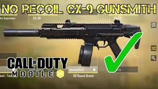 Best No Recoil CX-9 Gunsmith & Gameplay in COD Mobile | Call of Duty Mobile