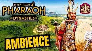 Total War PHARAOH Mycenae Ambience | ASMR | Studying | Sleeping | Classical World | Bronze Age World