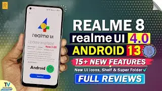 Realme 8 New realme Ui 4.0 Android 13 Update Full Review | 15+ New Features | Realme 8 New update