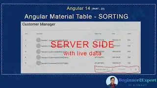 Part 23 - This is the reason we do use angular material table | Easy to implement | Angular Material