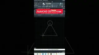 Autocad 2D exercise 3 in 59 sec