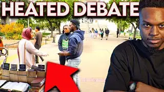 HEATED DEBATE! Female Muslim Gets BUSTED On The Quran! 