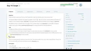 Hackerrank 30 days of code Java 8 Solution: Day 14: Scope