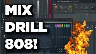 This one trick will make your DRILL 808 HIT HARD😈FL Studio 20 drill mixing tips