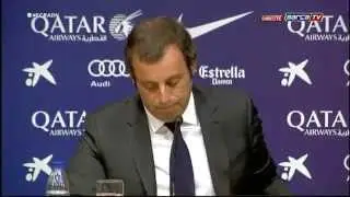 Sandro Rosell anuncia la seva dimissió com a president del FC Barcelona