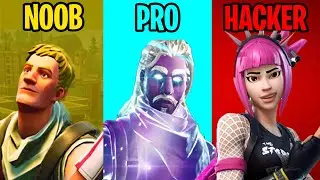 NOOB vs PRO vs HACKER - Fortnite Battle Royale #1