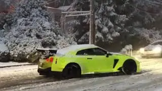 Car and snow