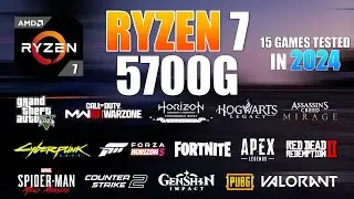 Ryzen 7 5700G || Vega 8 || Test in 15 Games in 2024