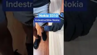 Breaking a Nokia 3310 is like bending a brick 😮🤯             