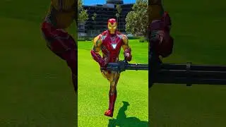 GTA V: IRON MAN SAVED SUPER HEROES 😲 