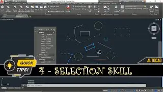 15 Selection Skill You Must Know | Beginner Tips 4 | AutoCAD