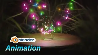 Glowing Particles Blender Animation - Blender Tutorial