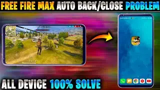 Free fire max auto back problem solved 2023 | How to solve free fire max auto back problem 2023