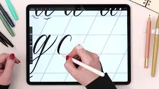 Procreate Lowercase Lettering Basics For Beginners