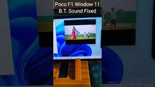 Poco F1 Window 11 Sound Fix | Poco F1 Window 11 install | Poco f1 dual boot 
