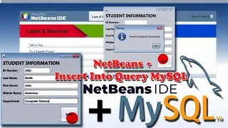 Netbeans 15 Programming with MySQL #3: Get data from JTextField and Insert into MySQL Database