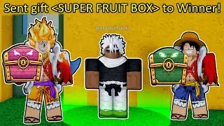 Highest Fruit You Spin Gets SUPER FRUIT BOX.. (Blox Fruits)