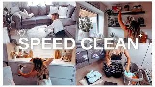 SPEED CLEAN WITH ME - WHOLE HOUSE CLEANING MOTIVATION