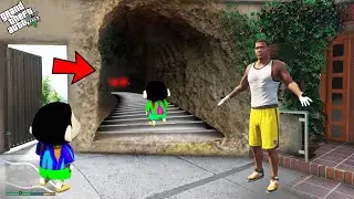 GTA 5 : Franklin & Shinchan Found Secret Tunnnel Outside Franklin's House In GTA 5 ! (GTA 5 Mods)