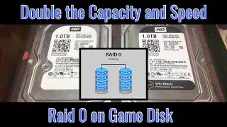 Using Striped Volume or Raid 0 Configuration For your Game Disk to Double the Capacity and Speed