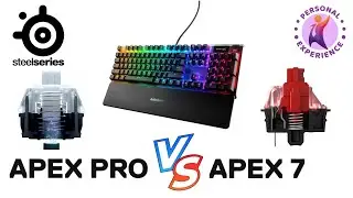 Difference between SteelSeries Apex PRO & SteelSeries Apex 7 RED Switch (SUBTITLE)