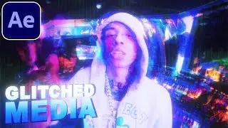 GLITCHED MEDIA Effect - After Effects Tutorial