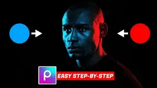 Simple Way To Apply a DUAL LIGHTING Effect In  PicsArt!