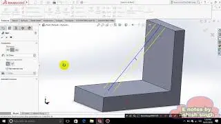 Solidwork Tutorial 32 : How to use rib command