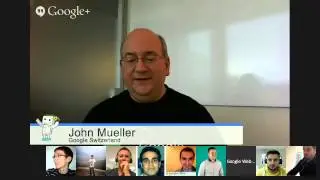 English Google Webmaster Central office-hours hangout