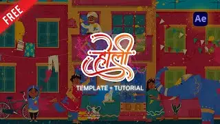 Holi after effects template free download