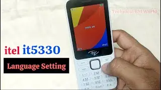 itel it5330 language setting - How to change language itel keypad mobile