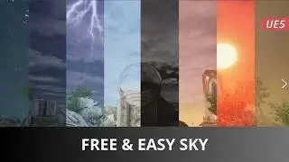 Create Stunning Skies with GOOD SKY: 20 Presets & Custom Cloud Modes (Works With UE 5.4)