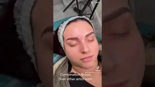 Combination Brows over Previous Artist Work by Bare Fruit Sugaring and Brows