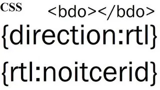 CSS how to: text direction