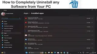 How to Completely Uninstall any Software from Your PC | सॉफ्टवेयर को पूरी तरह से अनइंस्टॉल कैसे करें