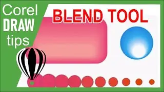 Using the blend tool in CorelDraw