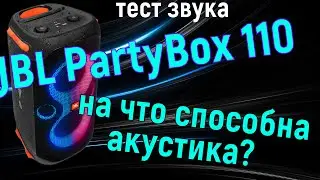 Лучшая колонка для любых задач - обзор JBL PartyBox 110