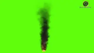 Fire and Smoke Updated Green Screen HD