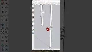 Plumbing work design easily in Sketchup #shorts #cad #sketchup