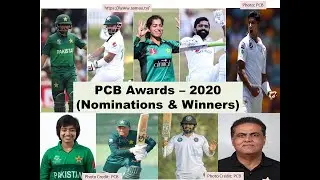 PCB Awards 2020 | Nominations and Winners | Pakistan Cricket Board | Best Performance| 12 categories