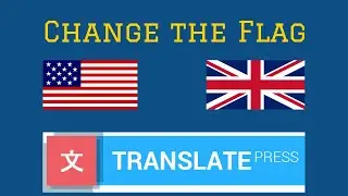 How to change the flag in translatepress