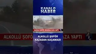 Alkollü Şoför Mikserle Kaza Yaptı!