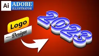 3D ISOMETRIC TEXT EFFECT | Adobe Illustrator CC 2023 | Tutorial for BEGINNERS #youtube #illustrator