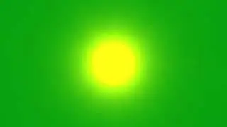 Sun flare effect in yellow color | Green Screen Library