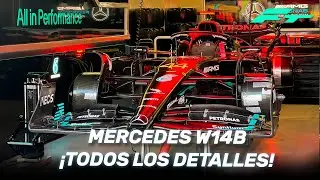 El MERCEDES W14B se ESTRENA ¡¡YA es una REALIDAD!! TODOS los DETALLES