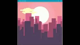 City 🌆 drawing in Python 🐢 Graphics