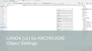 Object Settings | LAND4 for ARCHICAD®