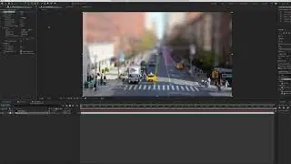 Tilt Shift Effect With Camera Lens Blur in Adobe After Effects