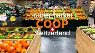 Food prices in Switzerland 🇨🇭 Supermarket Coop 🍊Shopping